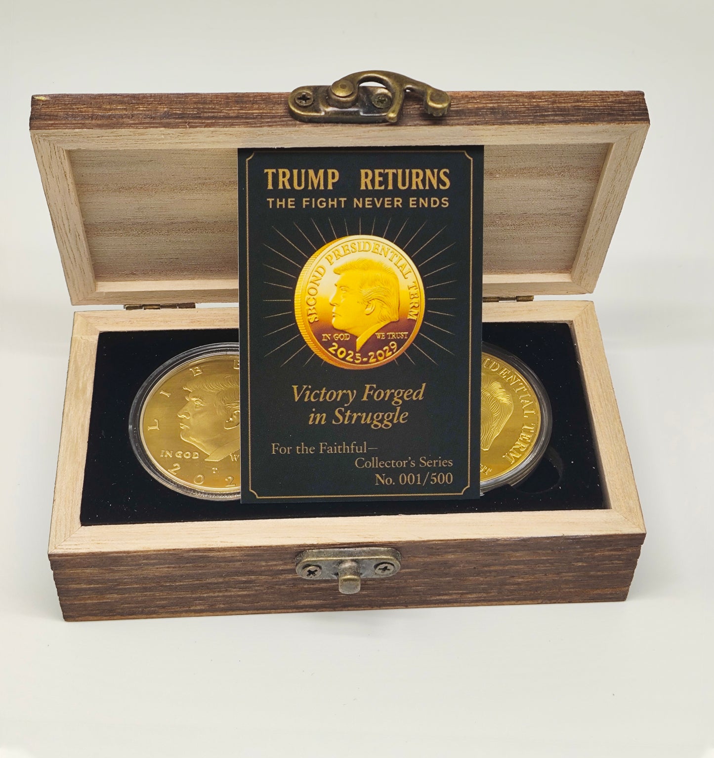 Donald Trump Gold Coin Set -- THE COMEBACK OF A LIFETIME.