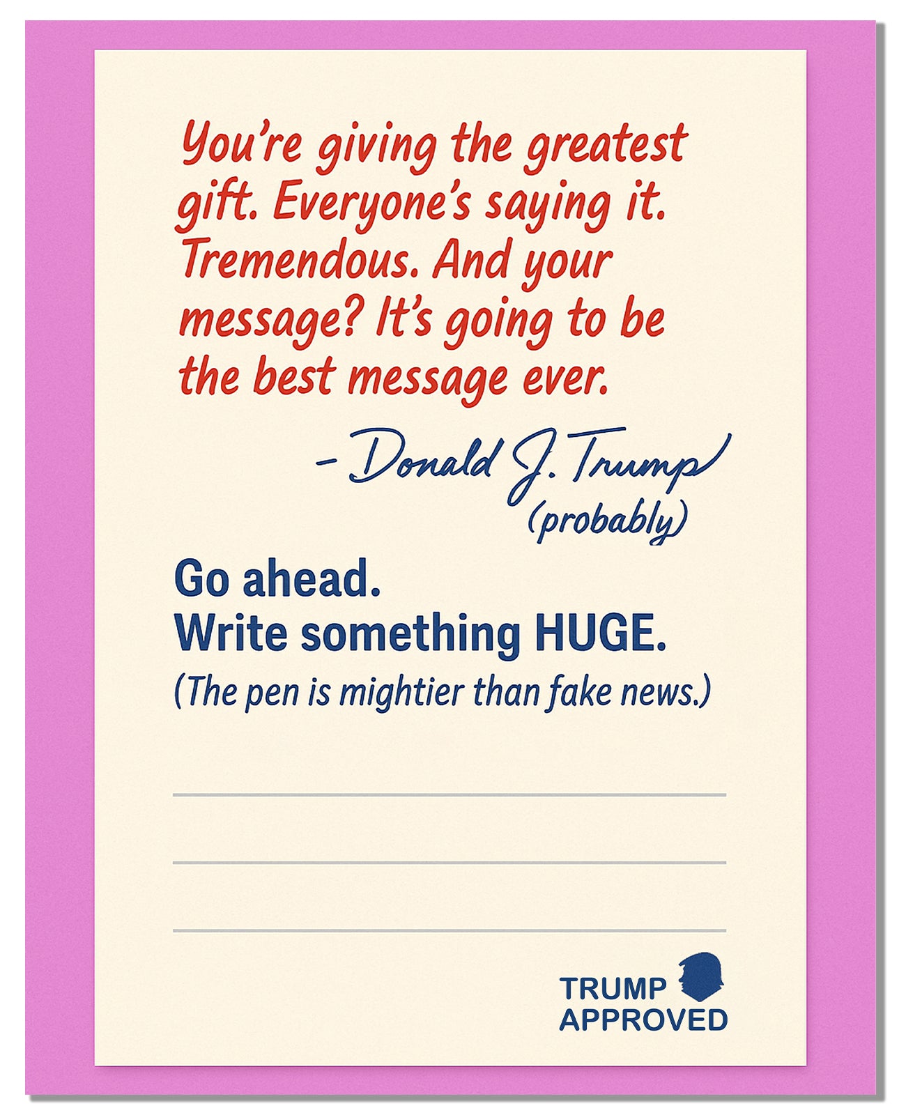 Make Granny Panties Great Again!